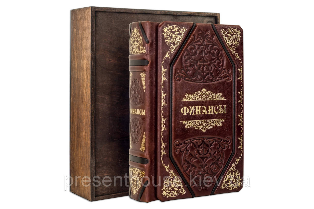 Шкіряна книга подарункова "Фінанси". Політика мудрого, фото 1