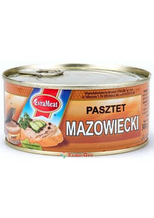 Паштет свинячий Evra Meat Pasztet Mazowiecki, 300 г