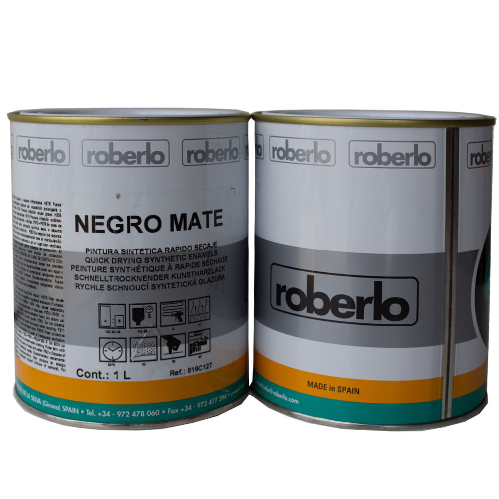 Фарба ROBERLO Negro Mate (1л)
