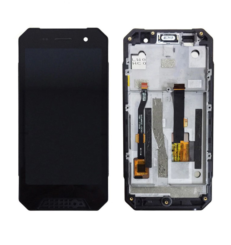 Дисплей + сенсор Nomu S30 Mini с рамкой Black - p/n: 047ILM003FF-FPC V0.1