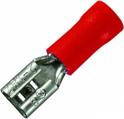 Ізольований наконечник E.Next 0,5-1,5 мм, мідний, червоний, для кабелю, фото 1