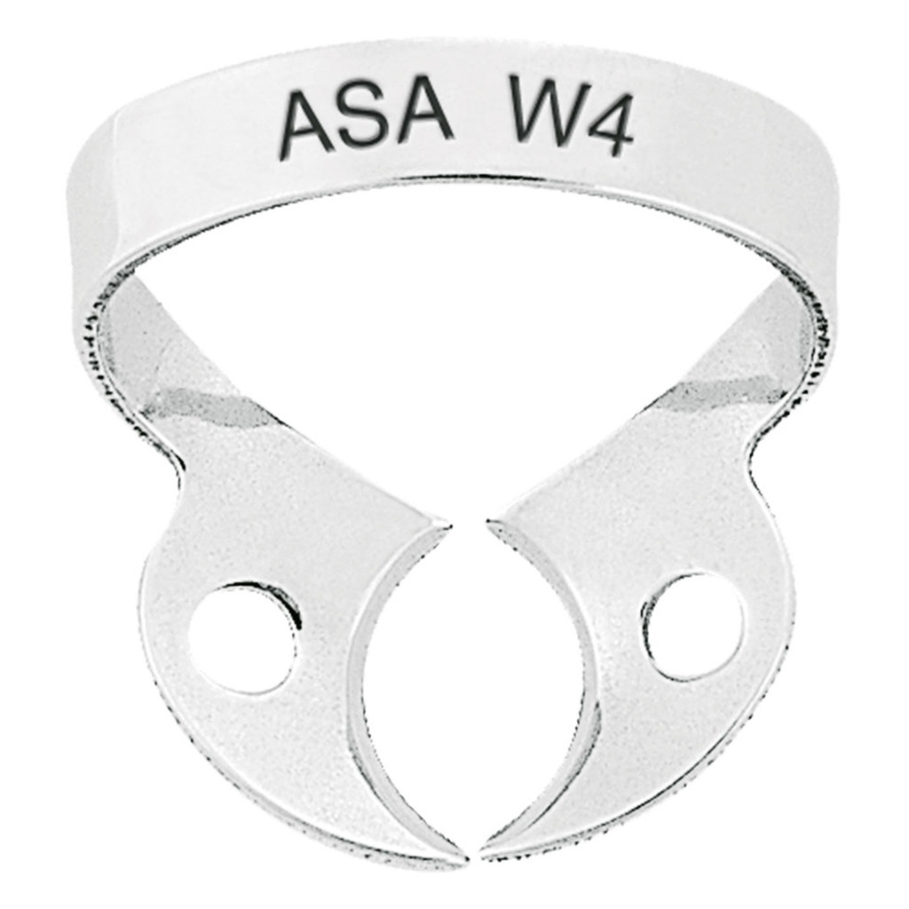 Кламмер без крил №W4, Італія  "Asa Dental"
