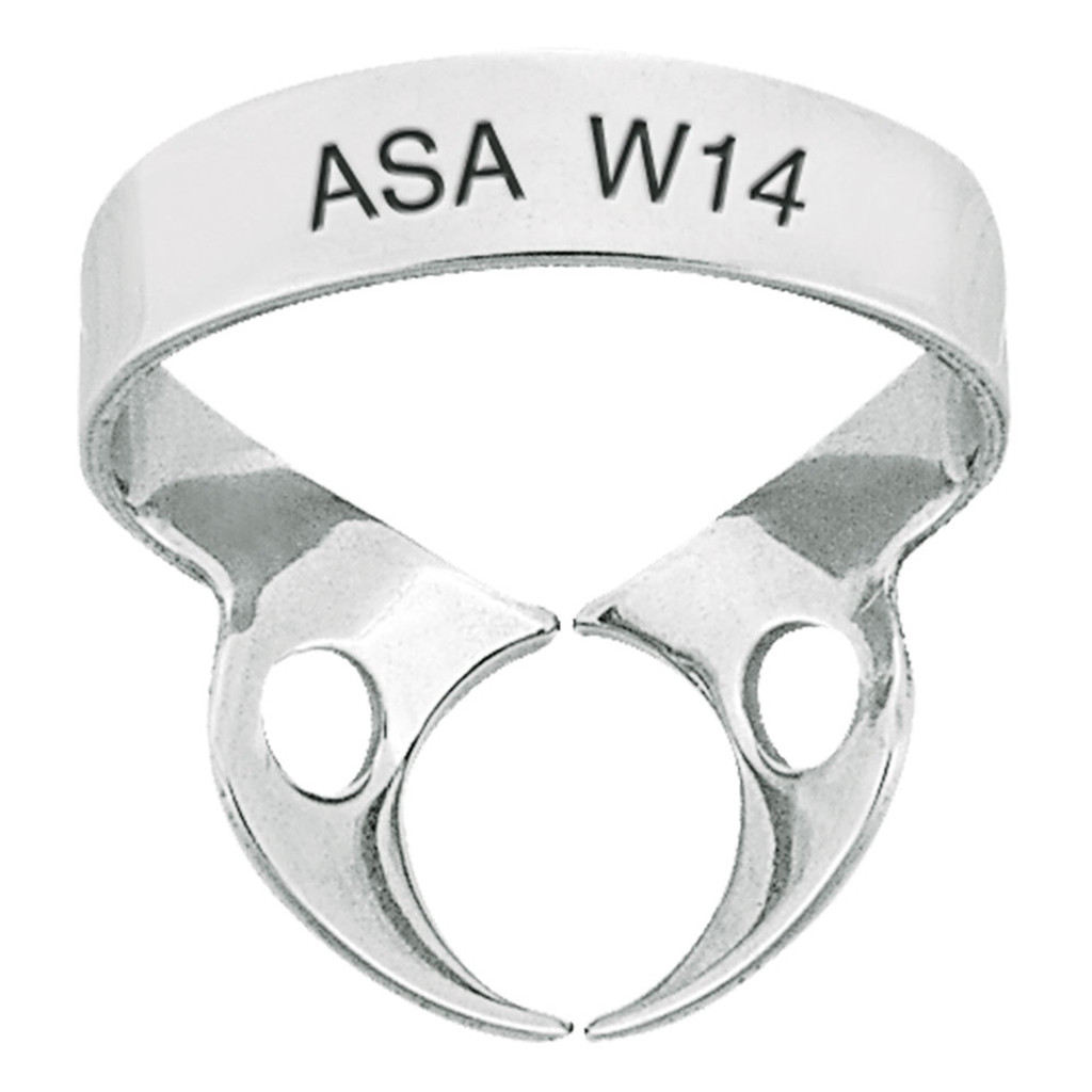 Кламмер без крил №W14, Італія "Asa Dental"
