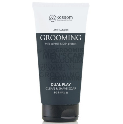Чоловіча пінний очисник 2 в 1 MUKUNGHWA для умивання, гоління "Dual play Clean & Shave soap" 150 мл (701235)
