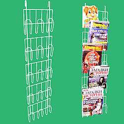 Сітчастий стенд на сітку для газет і журналів