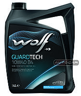 Масло WOLF GUARDTECH 10W40 B4 4 літри