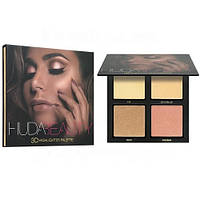 Хайлайтер Huda Beauty highlighter palette палитра В