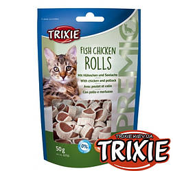 Trixie (Тріксі) PREMIO Rolls Ласощі для кішок курка минтай 50гр