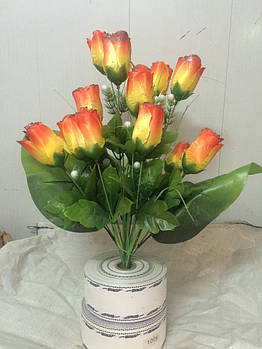 Букет троянди NA-18/12 (10 шт./пач.) продається упаковкою Квіти штучні гуртом