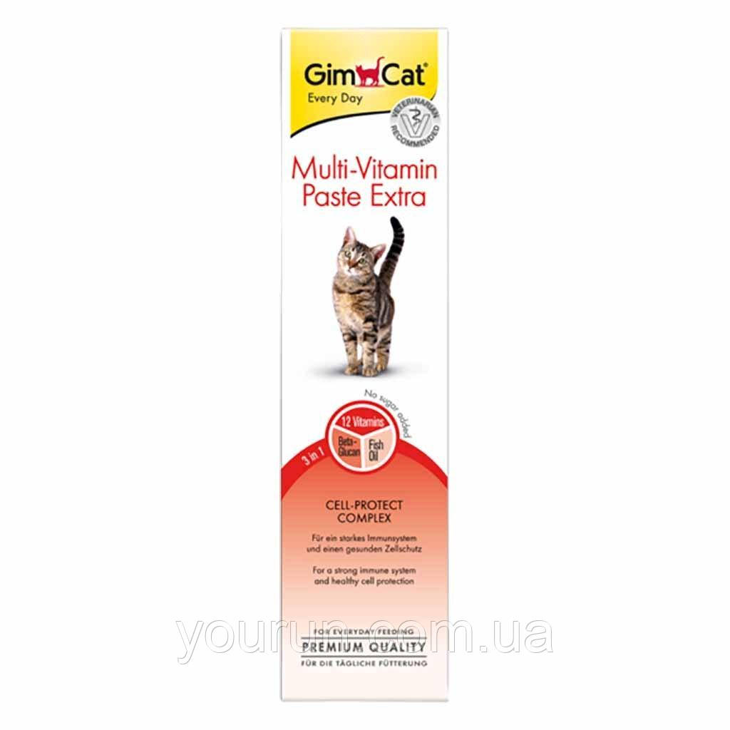 GimCat (Джимкет) MULTI-VITAMIN EXTRA PASTE (мультивітамінна паста), 100г, фото 1