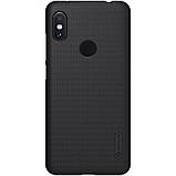 Nillkin Xiaomi Redmi Note 6 Pro Super Frosted Shield Black Чохол Накладка Бампер, фото 4