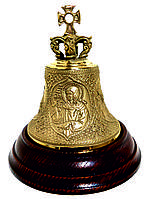 Икона Святая Ксения на бронзовом колоколе
