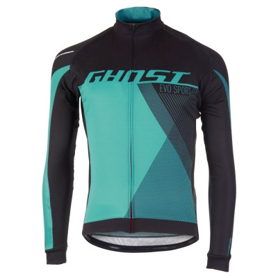 Джерсі Ghost Performance Evo long BLK/BLU/BLU — M