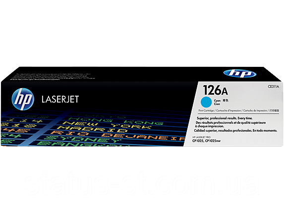 Заправка картриджа HP 126A Cyan CE311A до принтера LaserJet Pro CP1025, CP1025nw, M275, M175a, M175nw, фото 2