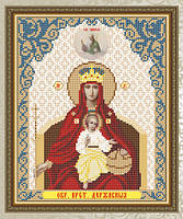 Схема для вышивки бисером Образ Пресвятой Богородицы Державная