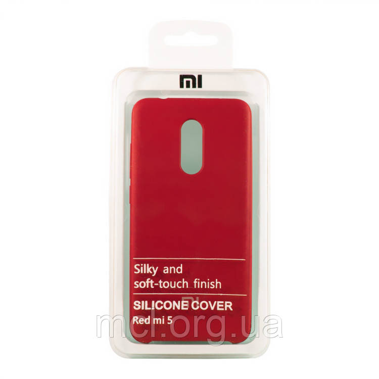 Чохол Silicone Cover для Xiaomi Redmi 5 (Red)
