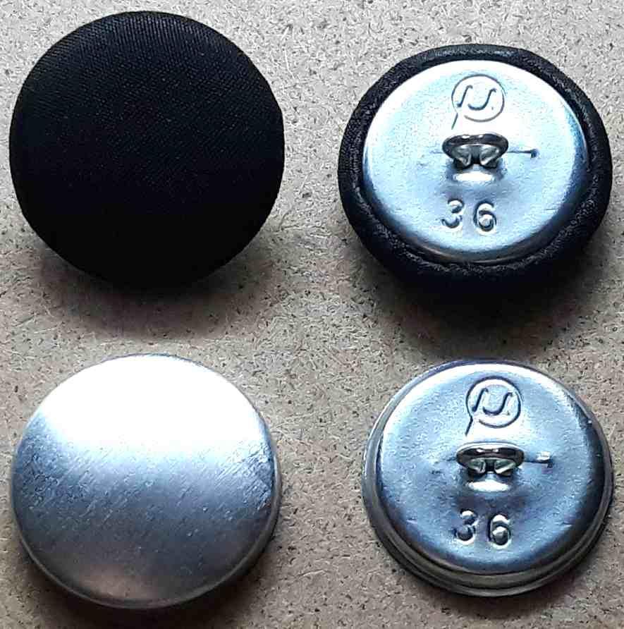 Ґудзик для обтягування тканиною 22 мм No 36