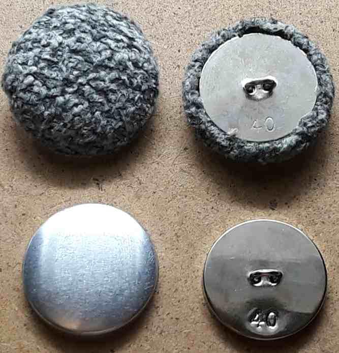 Ґудзик для обтягування тканиною 24 мм No 40 