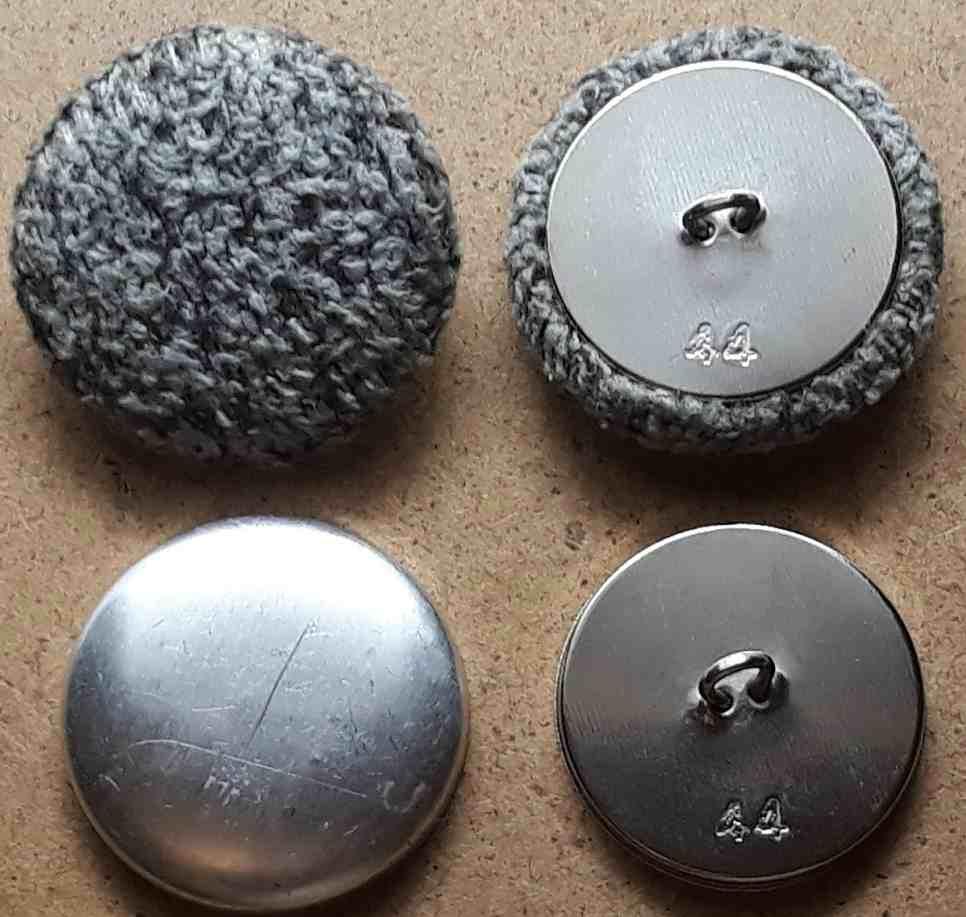 Ґудзик для обтягування тканиною 26 мм No 44