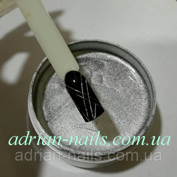 ГЕЛЬ КРАСКА "ПАУТИНКА" (Spider) СЕРЕБРО 1кг