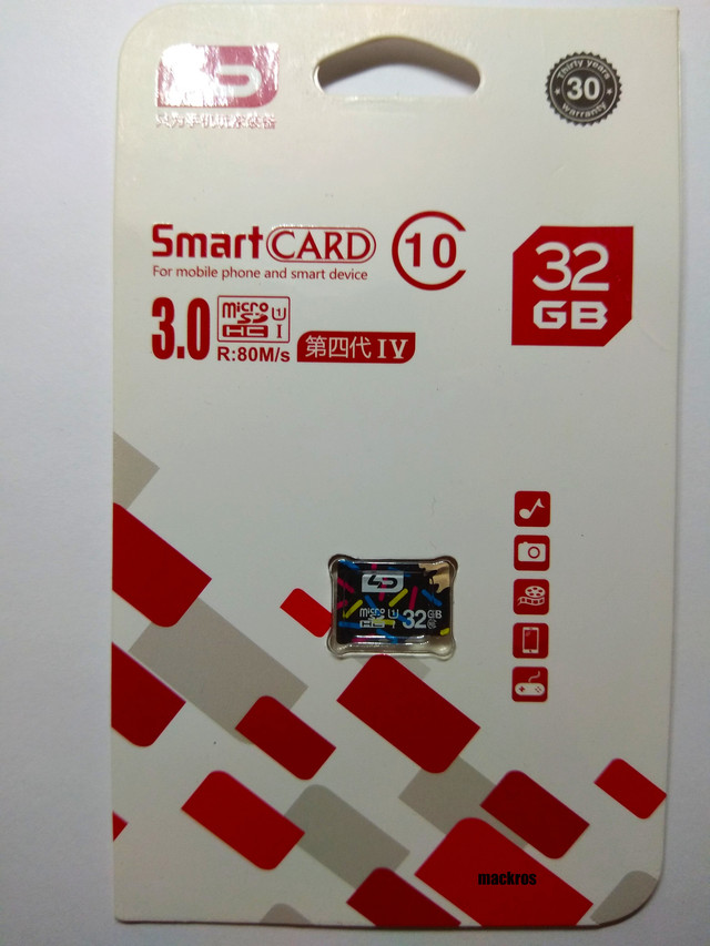 Карта памяти microSD 32GB Smartcard 3.0 class 10 UHS-1 купить