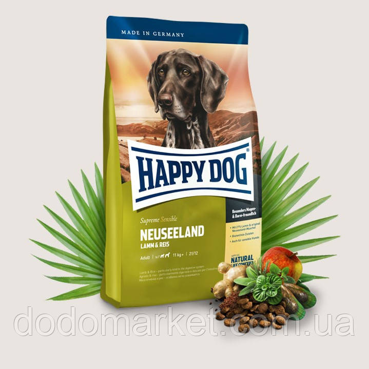 Сухий корм для собак Happy Dog Supreme Sensible Neuseeland 4 кг, фото 1