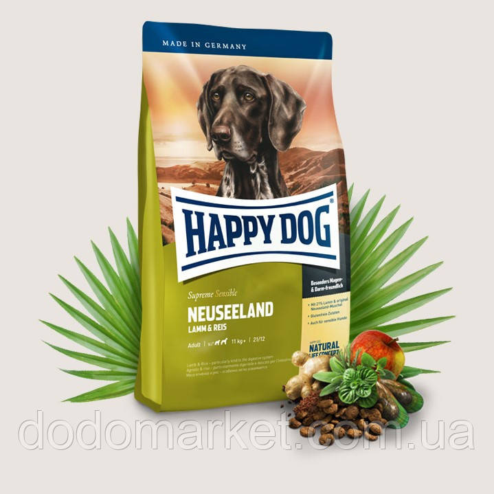 Сухий корм для собак Happy Dog Supreme Sensible Neuseeland 4 кг