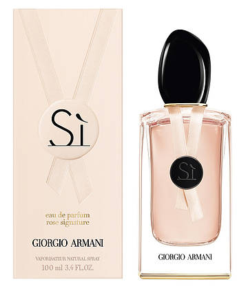 Giorgio Armani Si Rose Signature 2 Eau de Parfum парфумована вода 100 ml. (Армані Сі Роуз Сигнатюр 2017), фото 2