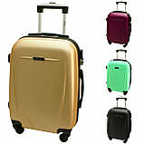 Чемодан дорожній туристичний МАЛИЙ шампань RGL модель 780 НОВИНКА 2019 року Валіза на 4-х колесах ПОЛЬША, фото 3