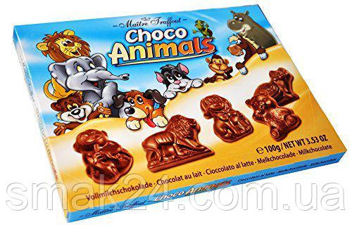 Шоколад молочний фігурний Choco Animals Maitre Truffout 100г Австрія