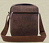 Чоловіча сумка барсетка з бавовни K018 пісочна, фото 2