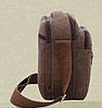 Чоловіча сумка барсетка з бавовни K018 пісочна, фото 3