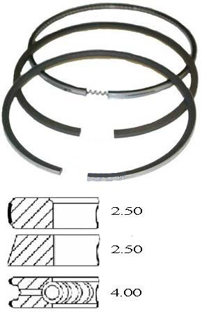 4181A041 Кільця поршневі CAT, JCB, Massey Ferguson, Perkins, фото 1