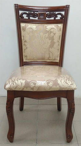 Стілець Classic 8037 F, класичний різьблений стілець, оббивка BACK + SEAT 8037 (8011C), Daming, фото 2