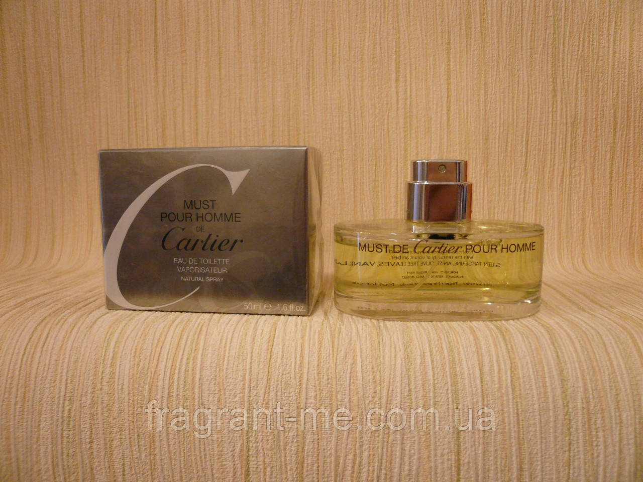 Cartier — Must De Cartier Pour Homme (2000) — Туалетна вода 100 мл — Рідкий аромат, знятий із виробництва