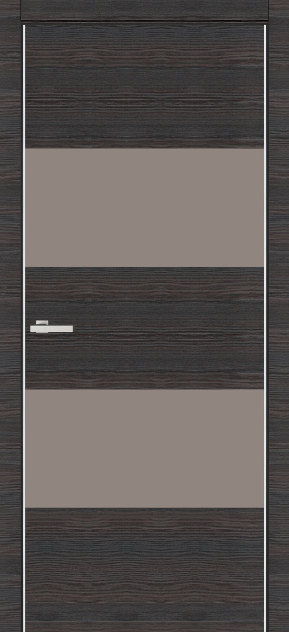 Двері міжкімнатні Оміс Cortex Alumo 04 дуб Wenge Line, фото 1