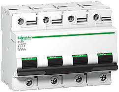 Автоматичний вимикач C120N C 80A 4P Schneider electric A9N18372, автомат Шнайдер модульний