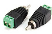 Штекер RCA з клемною колодкою (під гвинт)