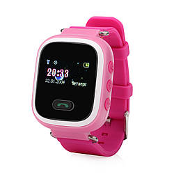 Дитячий телефон-годинник з GPS-трекером UWatch Q60 Pink