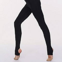 Лосини гімнастичні з вирізом під п'ятку з начосом
