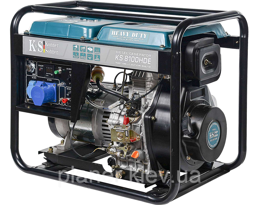 Дизельний генератор Könner & Söhnen KS 8100HDE, фото 1