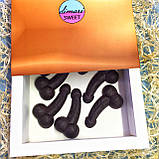 Шоколадний член БЕЗ цукру з начинкою Горіхів і Сухофруктів, фото 7