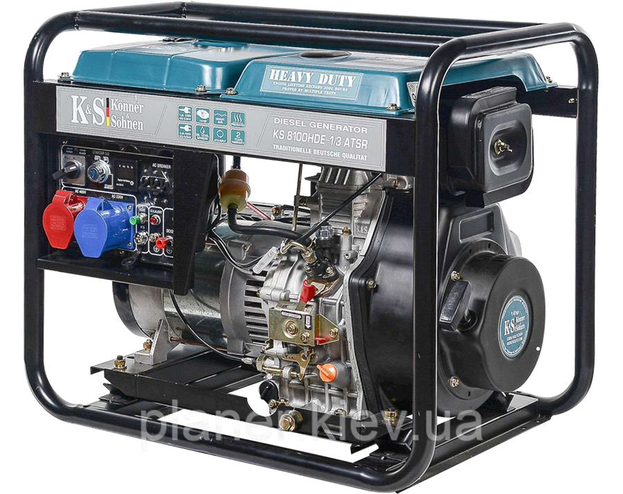 Дизельний генератор Könner & Söhnen KS 8100HDE-1/3 ATSR, фото 1