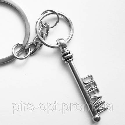Брелок для ключів "Ключ" (50х15мм) під срібло., фото 2