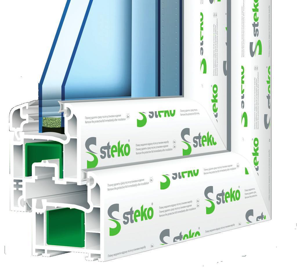 Металопластикові вікна Steko S 300 Star Steel