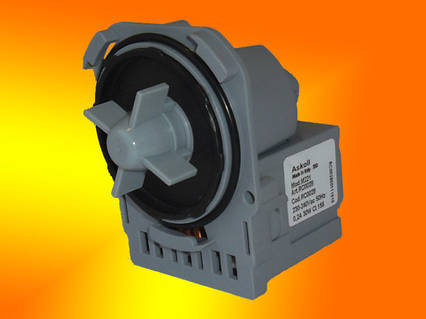 Насос зливний Askoll М325  Indesit C00285437, Electrolux, Candy, AEG під 3 клямки, клеми ззаду, суміщені