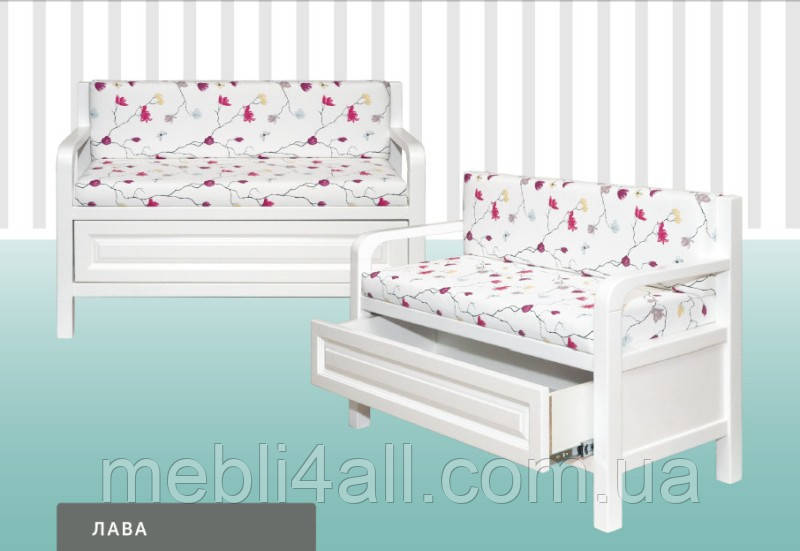 Лавка з підлокітниками, фото 1