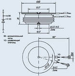 Тиристор Т143-500-10, Т143-500-12, фото 4
