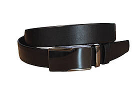Чоловічий шкіряний ремінь автомат брючний класичний