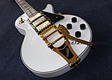 Електрогітара Gibson Les Paul Custom 3 Pickup Bigsby White, фото 4